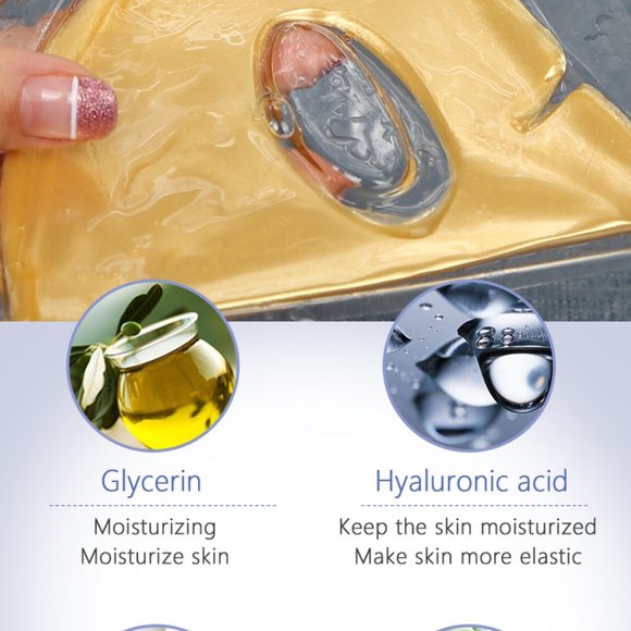 Hydra Face lift Gold Aloe Extract Collagen Facial Mask - Picture 10 of 16
